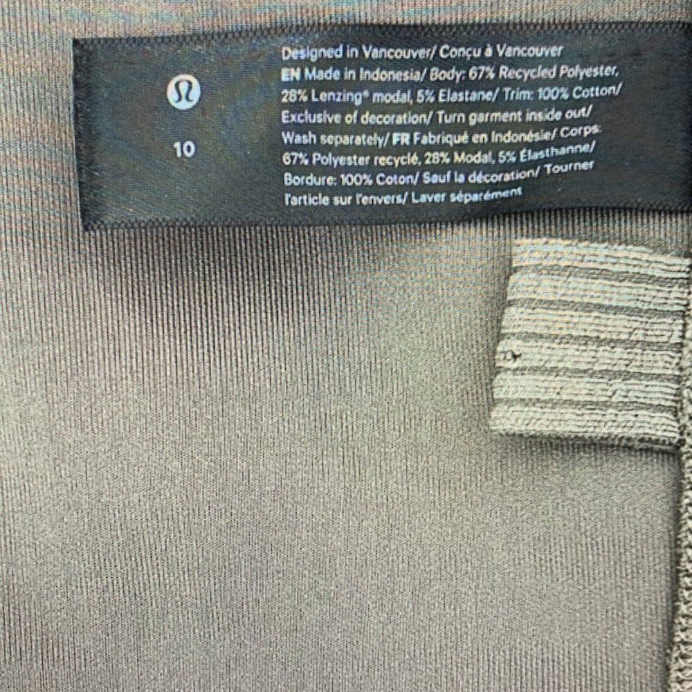 Olive Ribbed Tank Top - Picture 3 of 4